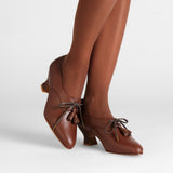 Cordelia Edwardian Oxfords (Chestnut)