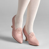 Elsie Edwardian Pumps (Pink)