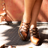 Gloria Edwardian Shoes (Walnut)