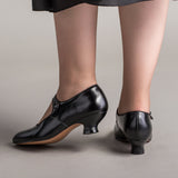 Millie 1920s Mary Jane Shoes (Black)