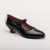 Millie 1920s Mary Jane Shoes (Black)