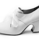 Pompadour Leather 18th Century Shoes (Ivory)